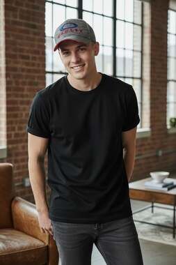 Oakley Grey Heather Embroidered Logo Adjustable Dad Hat